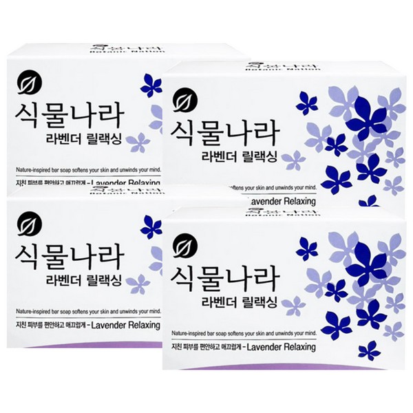 식물나라 라벤더릴렉싱 비누 (90g*4입)